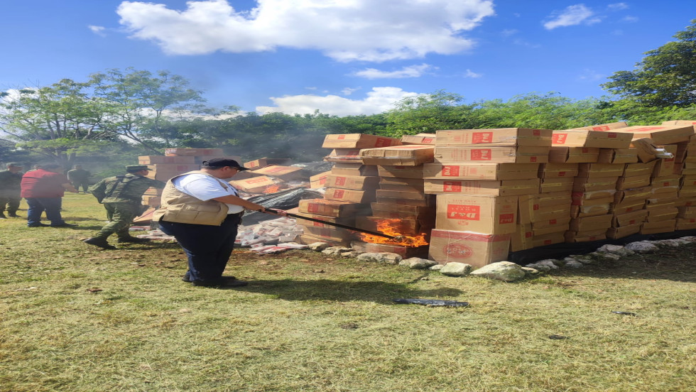 FGE y FGR encabezan incineración de narcóticos