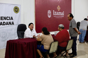 Numerosa participación en la Audiencia Pública de la Fiscalía, en Izamal