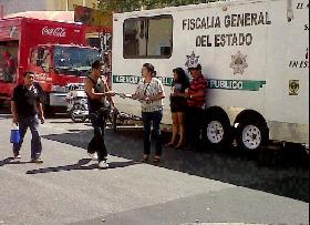 Cerca de 500 personas atendidas reportan Unidades M&oacute;viles de la Fiscal&iacute;a