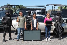 Detenidos por Robo en el Fraccionamiento Vergel