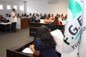 Arrancan pr&aacute;cticas de juicios orales en escenarios reales