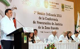 Frente com&uacute;n de Procuradur&iacute;as del Sureste, por la seguridad 
