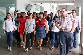 Estudiantes de Derecho de Ticul visitan la FGE