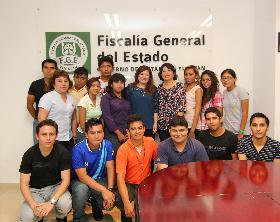 Futuros Criminalistas conocen labores de Fiscalía