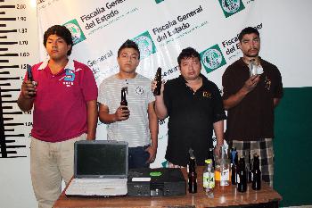 Fiscalía General Atrapa a Banda de Incendiarios en Caucel