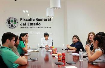 Establecen FGE y legisladores canales abiertos de comunicaci&oacute;n para conocer avances sobre el caso Tekax