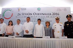 Yucat&aacute;n es sede de la segunda reuni&oacute;n de procuradores y fiscales del sureste.
