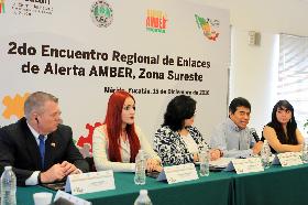 Se re&uacute;nen en la FGE los enlaces de Alerta Amber zona Sureste